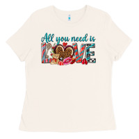 Bone all you need is love Ladies Tee - NancyCooperArtShop