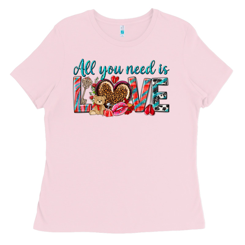 All You Need Is Love Ladies Tee by NancyCooperArtShop | Teevron