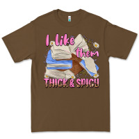 Cacao i like them thick and spicy Premium Tee - MaliasSmallBusiness