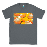 Charcoal Heather Colorado Cantaloupe Background Classic Tee - Bettercallsaul