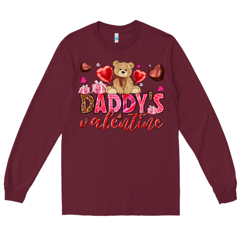Daddy's Valentine Long Sleeve Tee by HowdyJamesFarm | Teevron