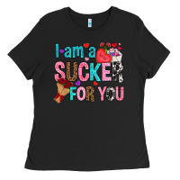 Black i am a sucker for you Ladies Tee - NancyCooperArtShop
