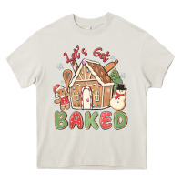 Cream let's get baked Heavy Core Tee - MaliasSmallBusiness