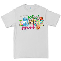 Dove Grey school lunch squad Premium Tee - NancyCooperArtShop
