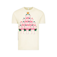 Vintage Arctic Christmas Tree Flamingo Vintage Tee - Bettercallsaul