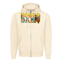 Sandshell Western Rodeo Dad Zipper Hoodie - BundleAndBundleShop