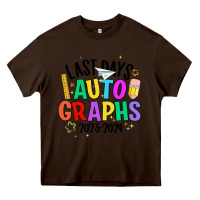 Chocolate Brown last days auto graphs Heavy Core Tee - JahusDesignShop