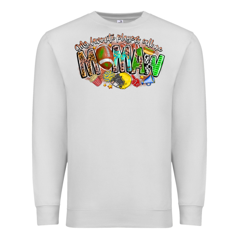 My Favorite Players Call Me Mawmaw Premium Sweatshirt by CowhideDigitalArt | Teevron