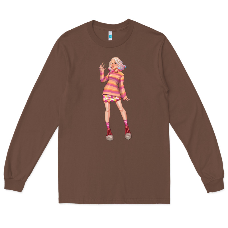 Colorful Girl Long Sleeve Tee by TumblerDesignByShophia | Teevron