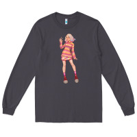 Smoke colorful girl Long Sleeve Tee - TumblerDesignByShophia