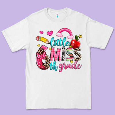Little Miss Sixth Grade Premium Tee Designed By Nancycooperartshop