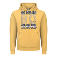Vintage Mustard Born in 1980 Womens Vintage Hoodie - Bettercallsaul