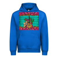Cobalt mexican guitar roses cactus sombrero Urban Hoodie - Artiststas