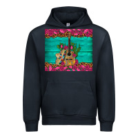 Navy mexican guitar roses cactus sombrero Urban Hoodie - Artiststas