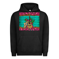 Pigment Black mexican guitar roses cactus sombrero Urban Hoodie - Artiststas
