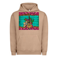 Pigment Burro mexican guitar roses cactus sombrero Urban Hoodie - Artiststas