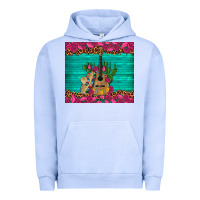 Pigment Grape Ice mexican guitar roses cactus sombrero Urban Hoodie - Artiststas