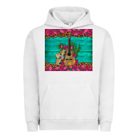Pigment Lunar Rock mexican guitar roses cactus sombrero Urban Hoodie - Artiststas