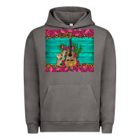 Pigment Tornado mexican guitar roses cactus sombrero Urban Hoodie - Artiststas