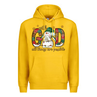 Lemon with god all things are possible with snowman bbs Premium Hoodie - BundleAndBundleShop
