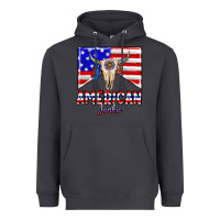 Smoke American junkie Heavyweight Hoodie - CowhideDigitalArt