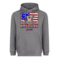 Storm American junkie Heavyweight Hoodie - CowhideDigitalArt