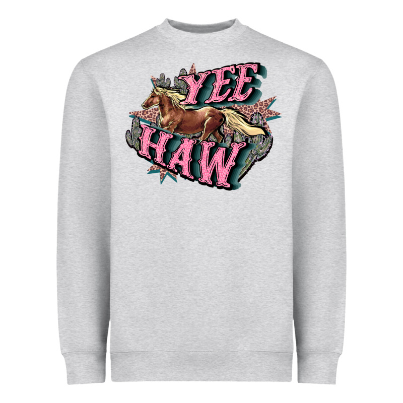Yee Haw Heavyweight Sweatshirt by HowdyJamesFarm | Teevron