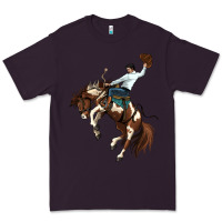Plum american paint horse rodeo cowboy Premium Tee - MaliasSmallBusiness
