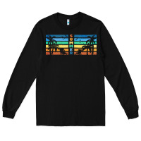 Black retro summer Long Sleeve Tee - TumblerDesignByShophia