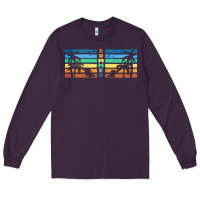 Plum retro summer Long Sleeve Tee - TumblerDesignByShophia