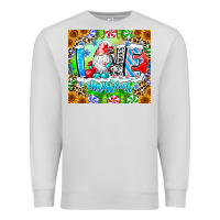 Dove Grey Love Christmas gnome Premium Sweatshirt - CowhideDigitalArt