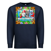 Navy Love Christmas gnome Premium Sweatshirt - CowhideDigitalArt