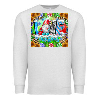 Oatmeal Heather Love Christmas gnome Premium Sweatshirt - CowhideDigitalArt