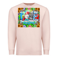 Pale Pink Love Christmas gnome Premium Sweatshirt - CowhideDigitalArt