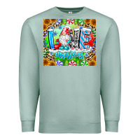 Seafoam Love Christmas gnome Premium Sweatshirt - CowhideDigitalArt