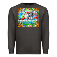 Smoke Love Christmas gnome Premium Sweatshirt - CowhideDigitalArt
