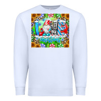 White Love Christmas gnome Premium Sweatshirt - CowhideDigitalArt