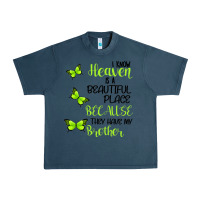 Midnight Navy I know heaven is a beautiful place because they have my brother Urban Heavy Tee - Bettercallsaul