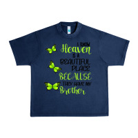 Navy I know heaven is a beautiful place because they have my brother Urban Heavy Tee - Bettercallsaul