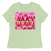 Matcha love gnomies with gift boxes Ladies Tee - NancyCooperArtShop