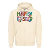 Sandshell Western Happy Easter Zipper Hoodie - BundleAndBundleShop