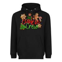 Black The Cookie Crew Christmas Heavyweight Hoodie - LillyAllenDesigns