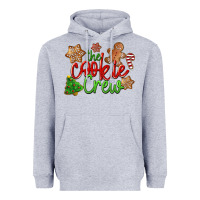 Heather Grey The Cookie Crew Christmas Heavyweight Hoodie - LillyAllenDesigns