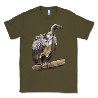 Army Green Vulture Bird Classic Tee - LillyAllenDesigns