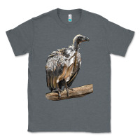 Charcoal Heather Vulture Bird Classic Tee - LillyAllenDesigns
