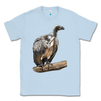Dusty Blue Vulture Bird Classic Tee - LillyAllenDesigns