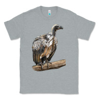 Heather Grey Vulture Bird Classic Tee - LillyAllenDesigns