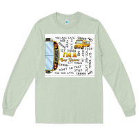 Matcha i'm a bus driver school bus Long Sleeve Tee - TumblerDesignByShophia