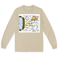 Mushroom i'm a bus driver school bus Long Sleeve Tee - TumblerDesignByShophia