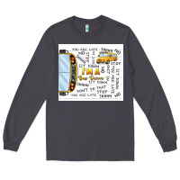 Smoke i'm a bus driver school bus Long Sleeve Tee - TumblerDesignByShophia